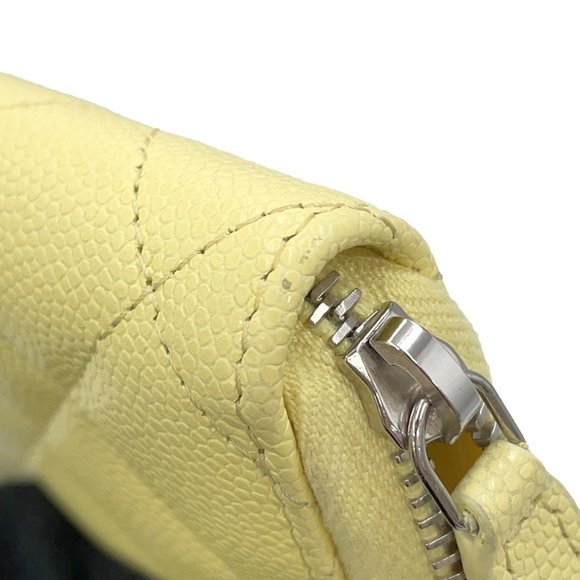 CHANEL Yellow Logo Wallet - Picture 6 of 14